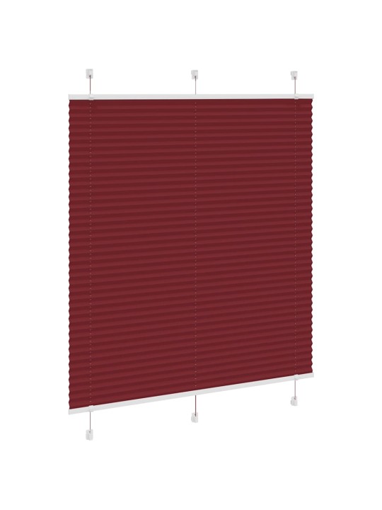 PLISSEERITUD RULOO BORDEAUX PUNANE 120X100 CM KANGA LAIUS