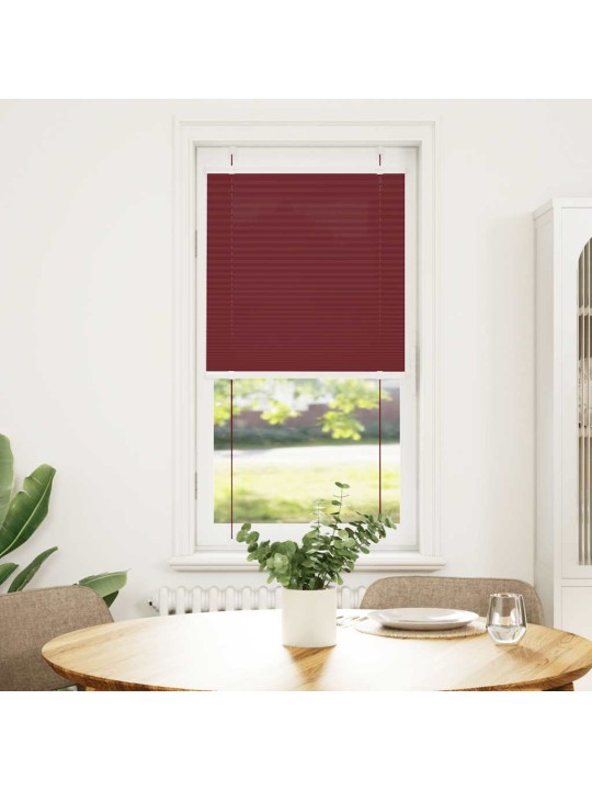 PLISSEERITUD RULOO BORDEAUX PUNANE 60X150 CM KANGA LAIUS