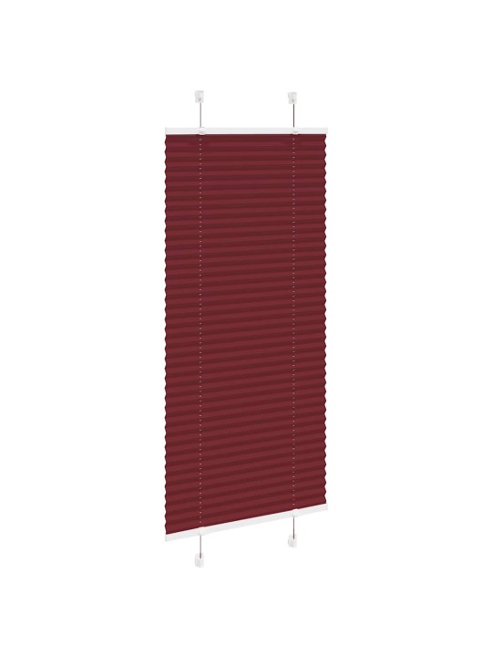 PLISSEERITUD RULOO BORDEAUX PUNANE 60X150 CM KANGA LAIUS