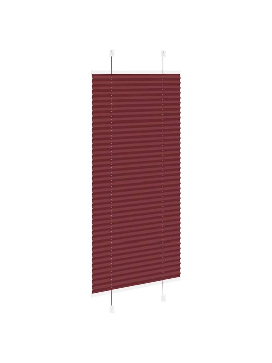 PLISSEERITUD RULOO BORDEAUX PUNANE 60X150 CM KANGA LAIUS