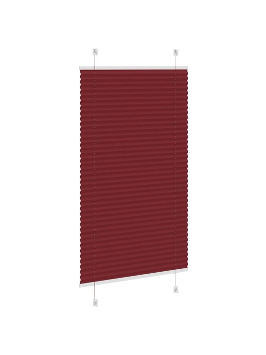 PLISSEERITUD RULOO BORDEAUX PUNANE 70X150 CM KANGA LAIUS