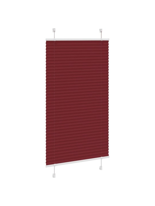 PLISSEERITUD RULOO BORDEAUX PUNANE 75X150 CM KANGA LAIUS