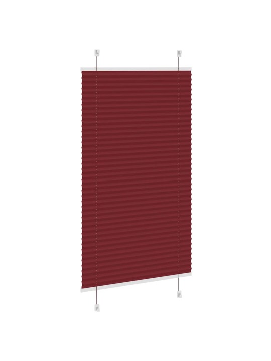 PLISSEERITUD RULOO BORDEAUX PUNANE 75X150 CM KANGA LAIUS