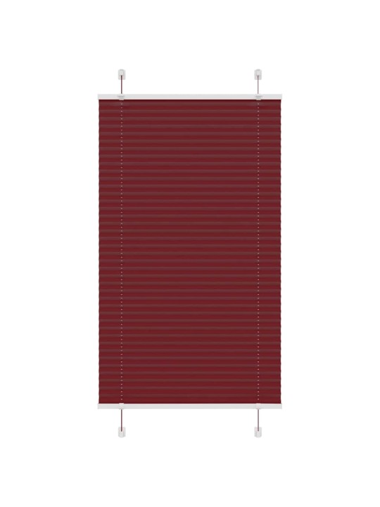 PLISSEERITUD RULOO BORDEAUX PUNANE 80X150 CM KANGA LAIUS