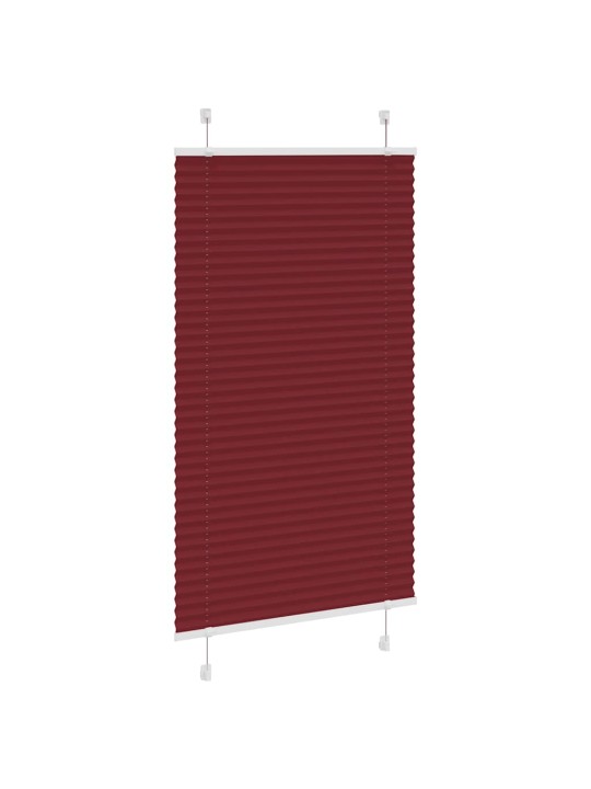 PLISSEERITUD RULOO BORDEAUX PUNANE 80X150 CM KANGA LAIUS