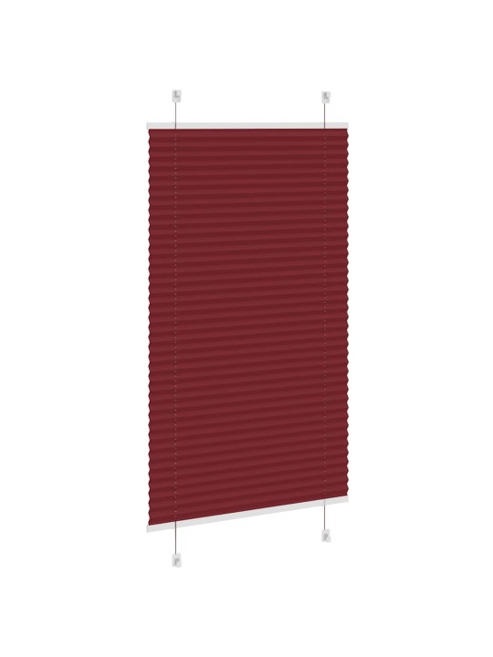 PLISSEERITUD RULOO BORDEAUX PUNANE 80X150 CM KANGA LAIUS