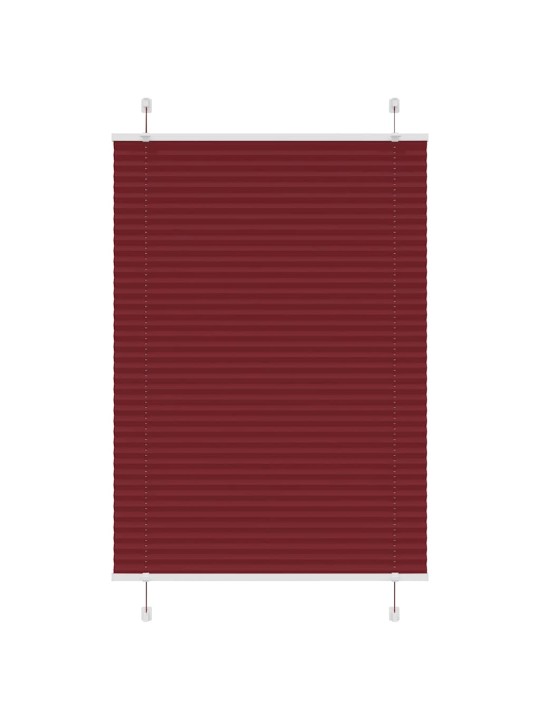 PLISSEERITUD RULOO BORDEAUX PUNANE 85X150 CM KANGA LAIUS
