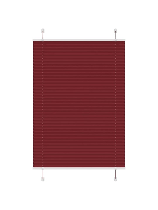 PLISSEERITUD RULOO BORDEAUX PUNANE 90X150 CM KANGA LAIUS