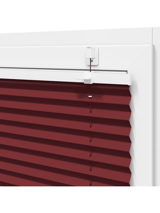 PLISSEERITUD RULOO BORDEAUX PUNANE 95X150 CM KANGA LAIUS