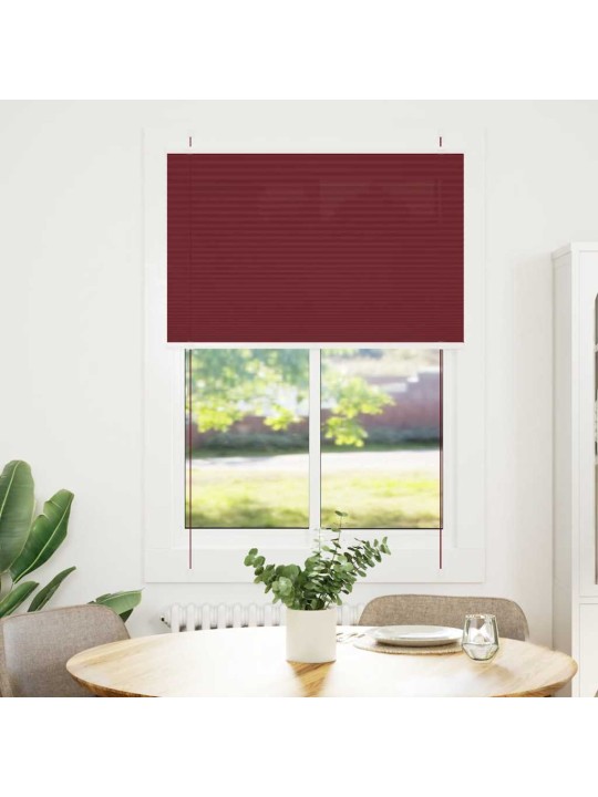 PLISSEERITUD RULOO BORDEAUX PUNANE 100X150 CM KANGA LAIUS