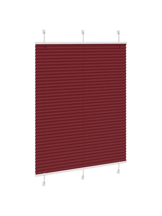 PLISSEERITUD RULOO BORDEAUX PUNANE 110X150 CM KANGA LAIUS
