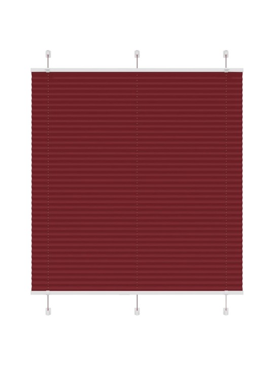 PLISSEERITUD RULOO BORDEAUX PUNANE 120X150 CM KANGA LAIUS