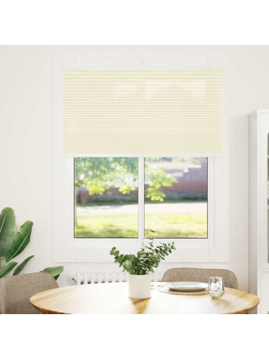 PLISSEERITUD PIMEKREEM 105X100 CM KANGA LAIUS 104,4CM POLÜESTER