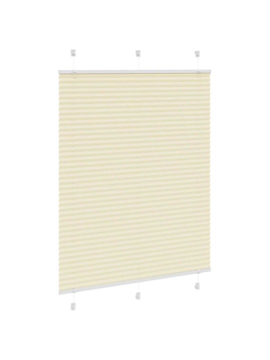 PLISSEERITUD PIMEKREEM 105X100 CM KANGA LAIUS 104,4CM POLÜESTER