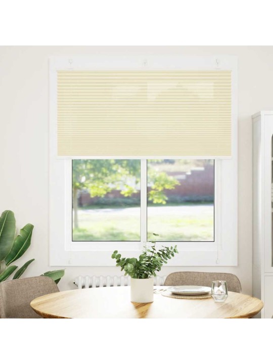 PLISSEERITUD PIMEKREEM 120X100 CM KANGA LAIUS 119,4CM POLÜESTER