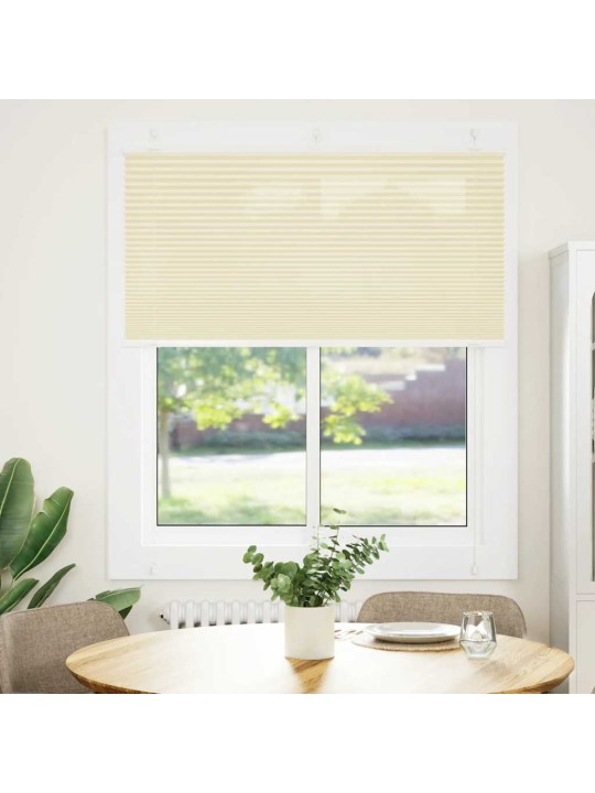 PLISSEERITUD PIMEKREEM 115X150 CM KANGA LAIUS 114,4 CM