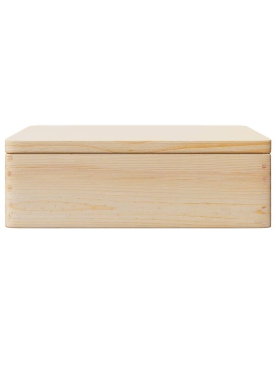 PUIDUST KAST KAANEGA 40X30X13 CM TÄISPUIDUST MÄND