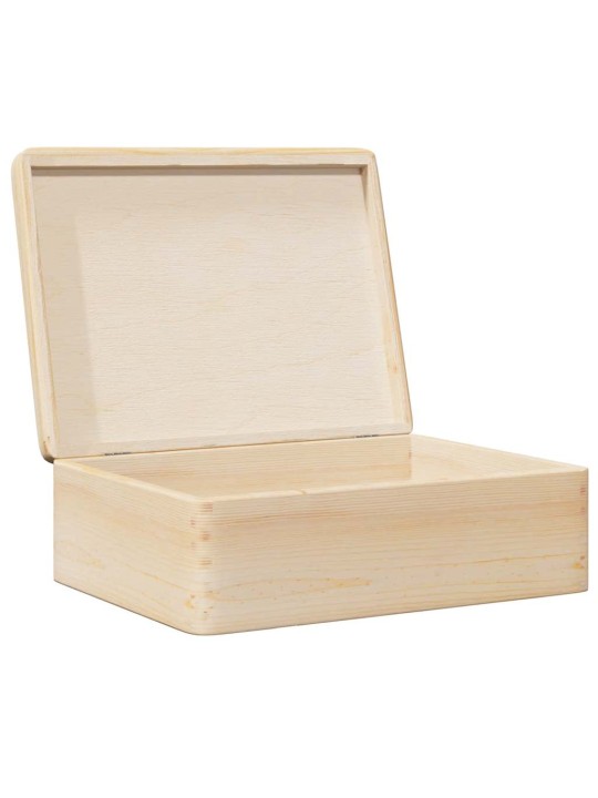 PUIDUST KAST KAANEGA 40X30X13 CM TÄISPUIDUST MÄND
