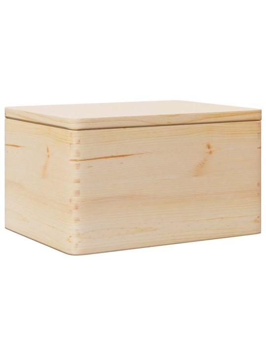 PUIDUST KAST KAANEGA 40X30X23 CM TÄISPUIT MÄNNIPUIT