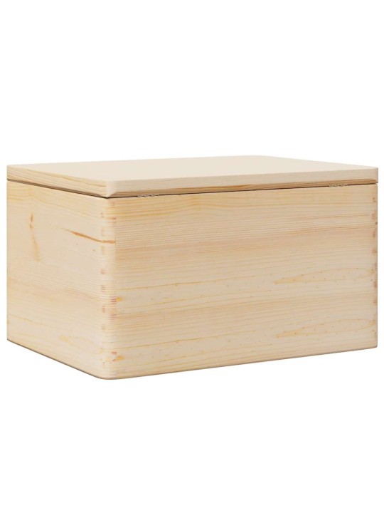 PUIDUST KAST KAANEGA 40X30X23 CM TÄISPUIT MÄNNIPUIT