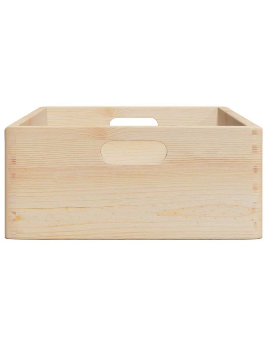 PUIDUST KAST KÄEPIDEMETEGA 40X30X13 CM TÄISPUIT MÄNNIPUIT