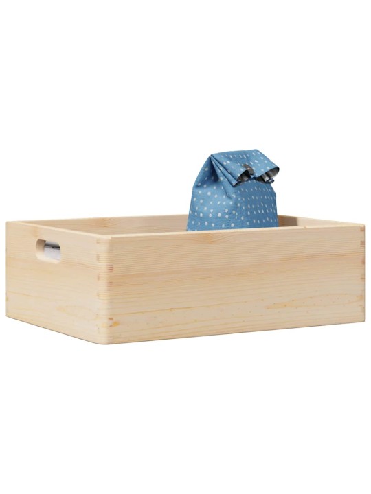 PUIDUST KAST KÄEPIDEMETEGA 40X30X13 CM TÄISPUIT MÄNNIPUIT