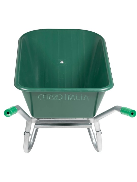 WHEELCARROW GREEN 90 L 150 KG TSINGITUD TERAS JA PLAST