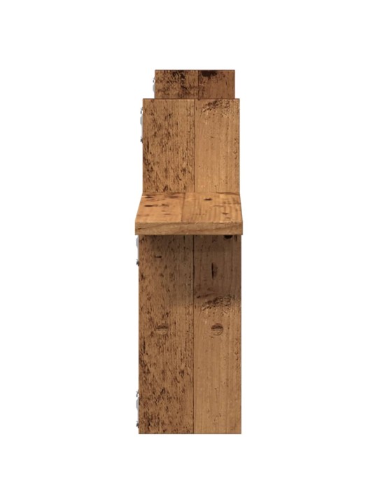 SEINARIIULID 2 TK, VANA PUIDU, 38X12X38 CM, TEHISPUIT
