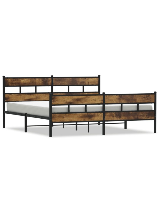 METALLIST VOODIRAAM ILMA MADRATSITA SUITSUTATUD TAMM 183X213 CM