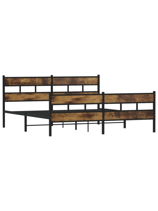 METALLIST VOODIRAAM ILMA MADRATSITA SUITSUTATUD TAMM 193X203 CM