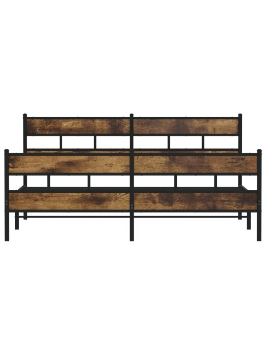METALLIST VOODIRAAM ILMA MADRATSITA SUITSUTATUD TAMM 193X203 CM