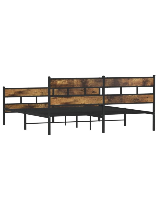 METALLIST VOODIRAAM ILMA MADRATSITA SUITSUTATUD TAMM 193X203 CM
