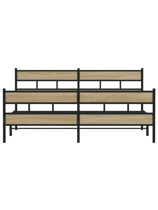 METALLIST VOODIRAAM ILMA MADRATSITA SONOMA TAMM 183X213 CM