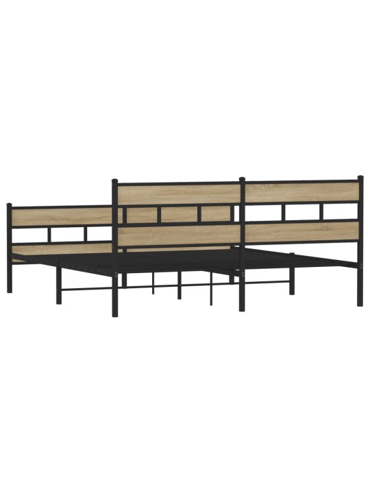 METALLIST VOODIRAAM ILMA MADRATSITA SONOMA TAMM 193X203 CM