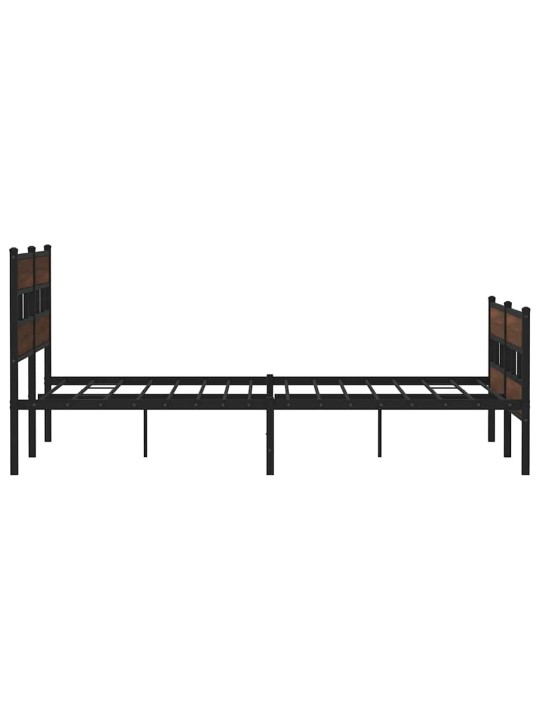 METALLIST VOODIRAAM ILMA MADRATSITA PRUUN TAMM 183X213 CM