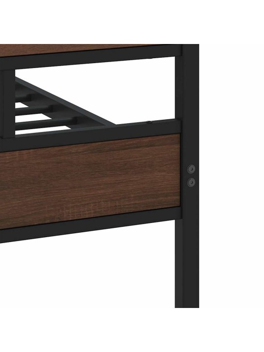 METALLIST VOODIRAAM ILMA MADRATSITA PRUUN TAMM 183X213 CM