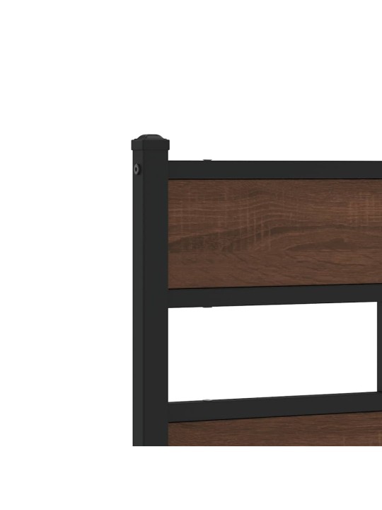 METALLIST VOODIRAAM ILMA MADRATSITA PRUUN TAMM 183X213 CM