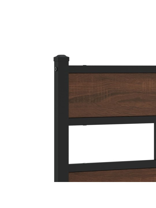 METALLIST VOODIRAAM ILMA MADRATSITA PRUUN TAMM 193X203 CM