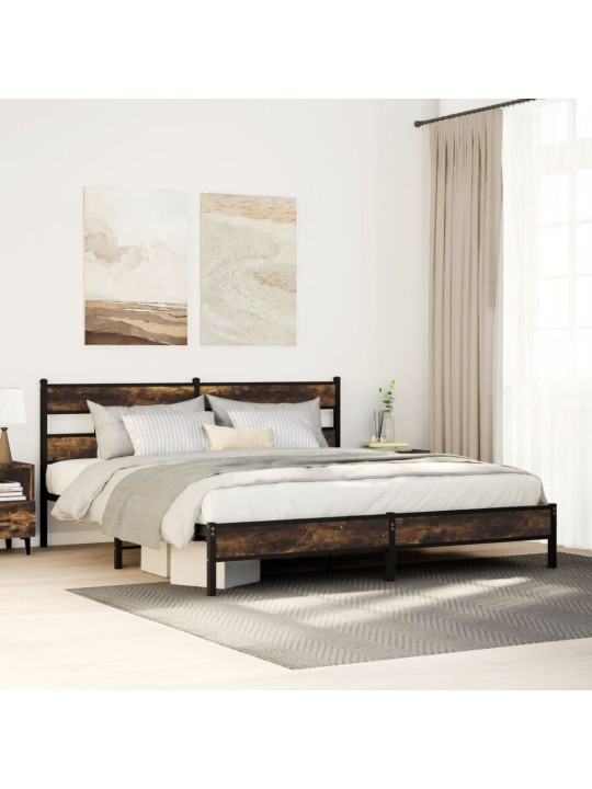 METALLIST VOODIRAAM ILMA MADRATSITA SUITSUTATUD TAMM 183X213 CM