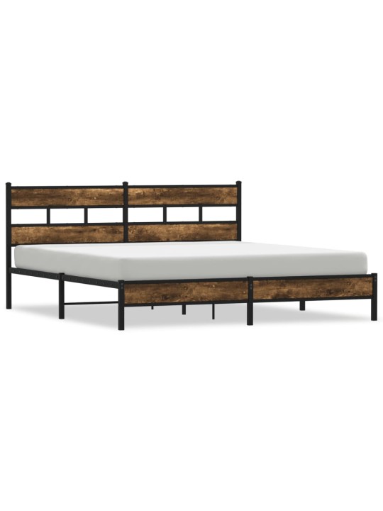 METALLIST VOODIRAAM ILMA MADRATSITA SUITSUTATUD TAMM 193X203 CM
