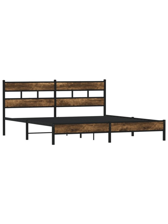 METALLIST VOODIRAAM ILMA MADRATSITA SUITSUTATUD TAMM 193X203 CM
