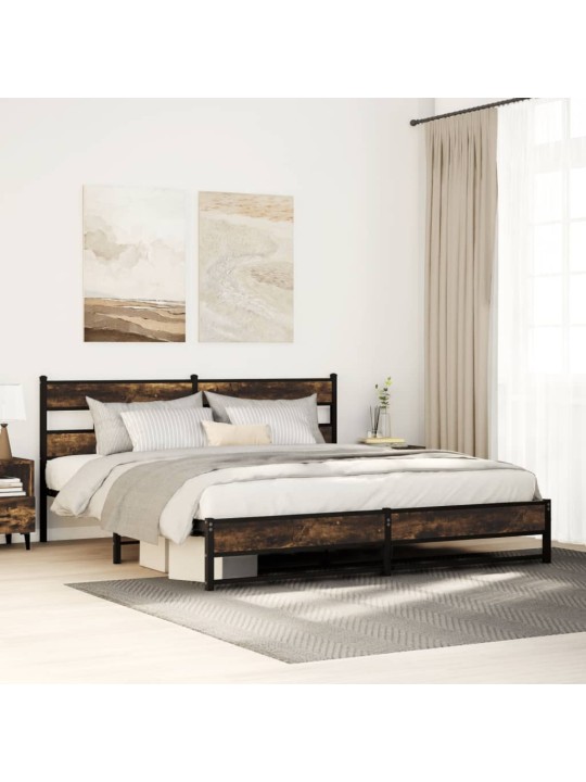 METALLIST VOODIRAAM ILMA MADRATSITA SUITSUTATUD TAMM 183X213 CM