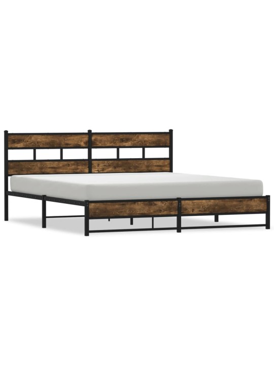 METALLIST VOODIRAAM ILMA MADRATSITA SUITSUTATUD TAMM 193X203 CM