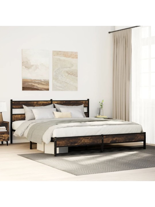 METALLIST VOODIRAAM ILMA MADRATSITA SUITSUTATUD TAMM 193X203 CM