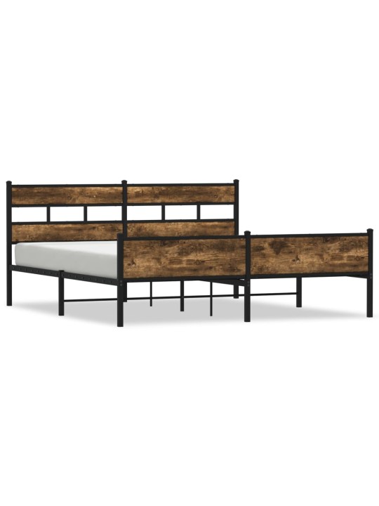 METALLIST VOODIRAAM ILMA MADRATSITA SUITSUTATUD TAMM 193X203 CM