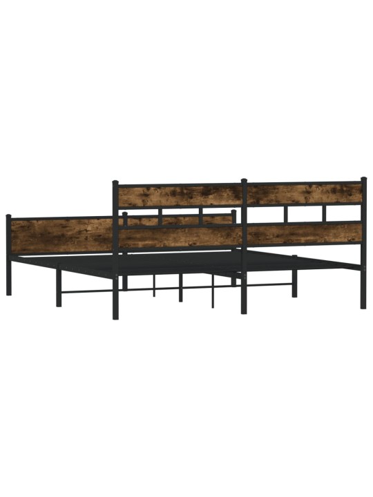 METALLIST VOODIRAAM ILMA MADRATSITA SUITSUTATUD TAMM 193X203 CM