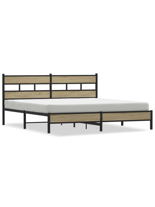 METALLIST VOODIRAAM ILMA MADRATSITA SONOMA TAMM 183X213 CM
