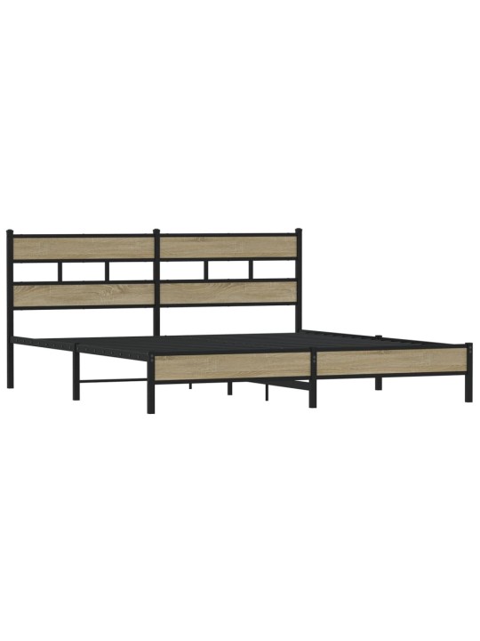 METALLIST VOODIRAAM ILMA MADRATSITA SONOMA TAMM 183X213 CM