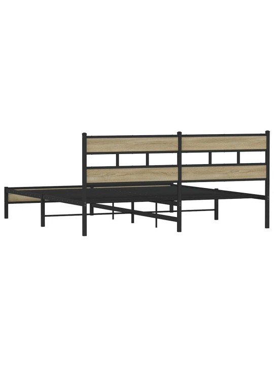 METALLIST VOODIRAAM ILMA MADRATSITA SONOMA TAMM 193X203 CM