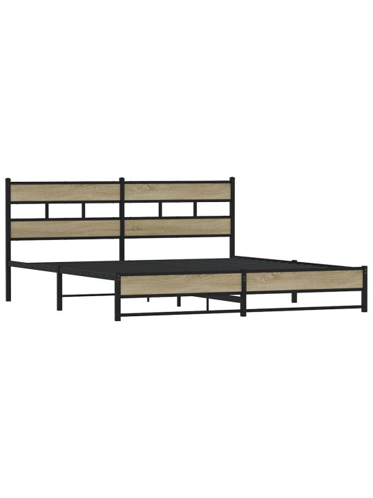 METALLIST VOODIRAAM ILMA MADRATSITA SONOMA TAMM 183X213 CM